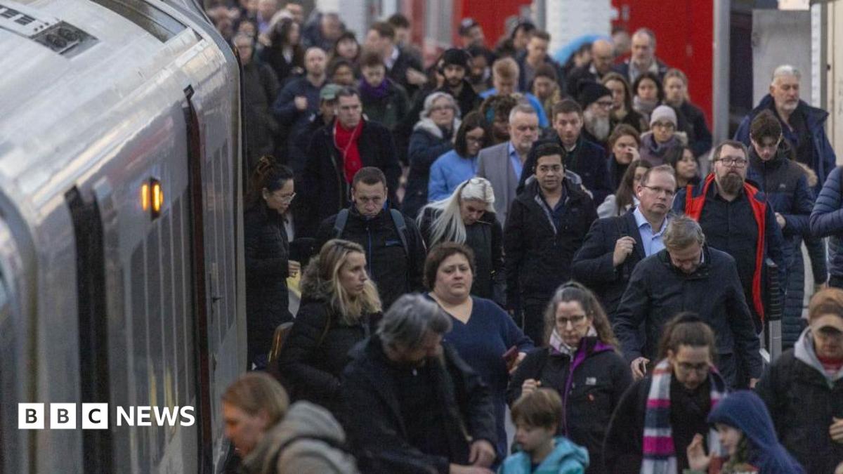 The 10 busiest commuter trains in England and Wales revealed