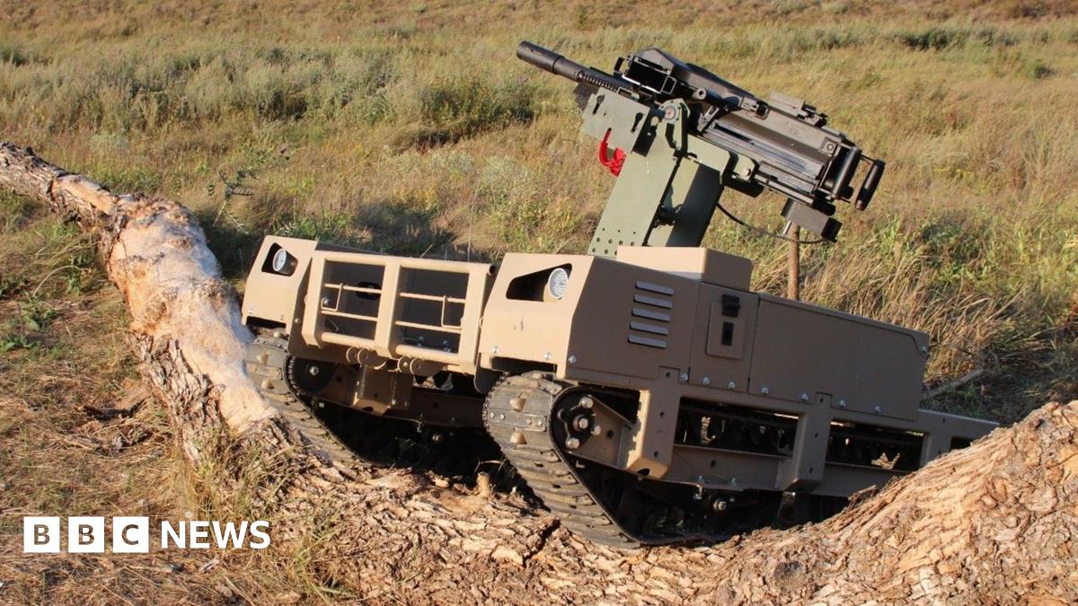 Armed robots take to the battlefield in Ukraine war