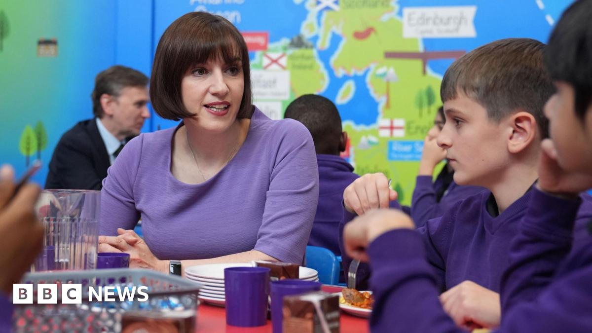 Education Secretary Bridget Phillipson speaking to children at a school in England