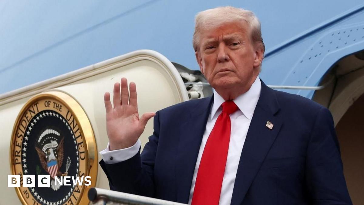 Donald Trump says ‘great to be in Scotland’ as he arrives for golf trip and talks – latest