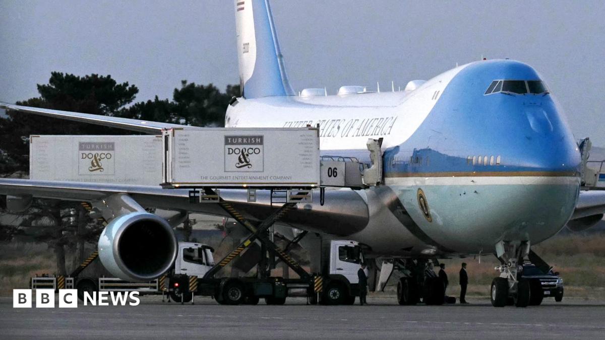 Trump hid in catering truck in secret plane swap over Iran threat, reports say