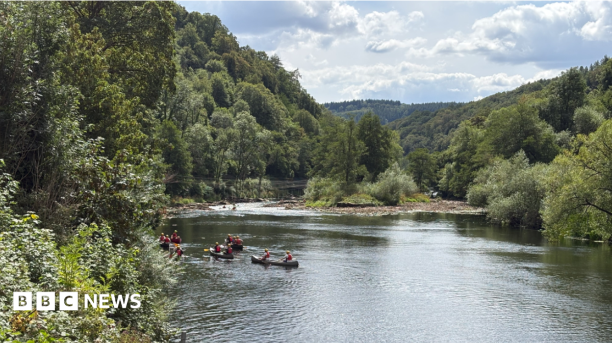 Visitors not deterred by low river levels on the Wye