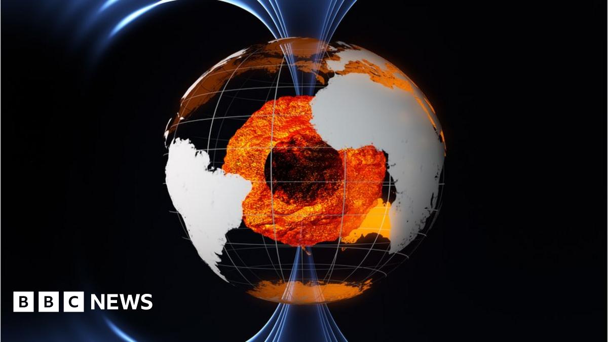 Scientists explain magnetic pole's wanderings - BBC News