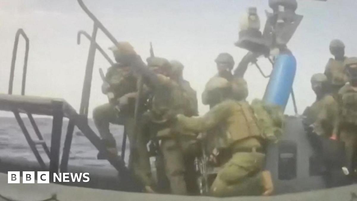 Israeli forces board Gaza-bound flotilla near Cyprus, activists say  www.bbc.co.uk