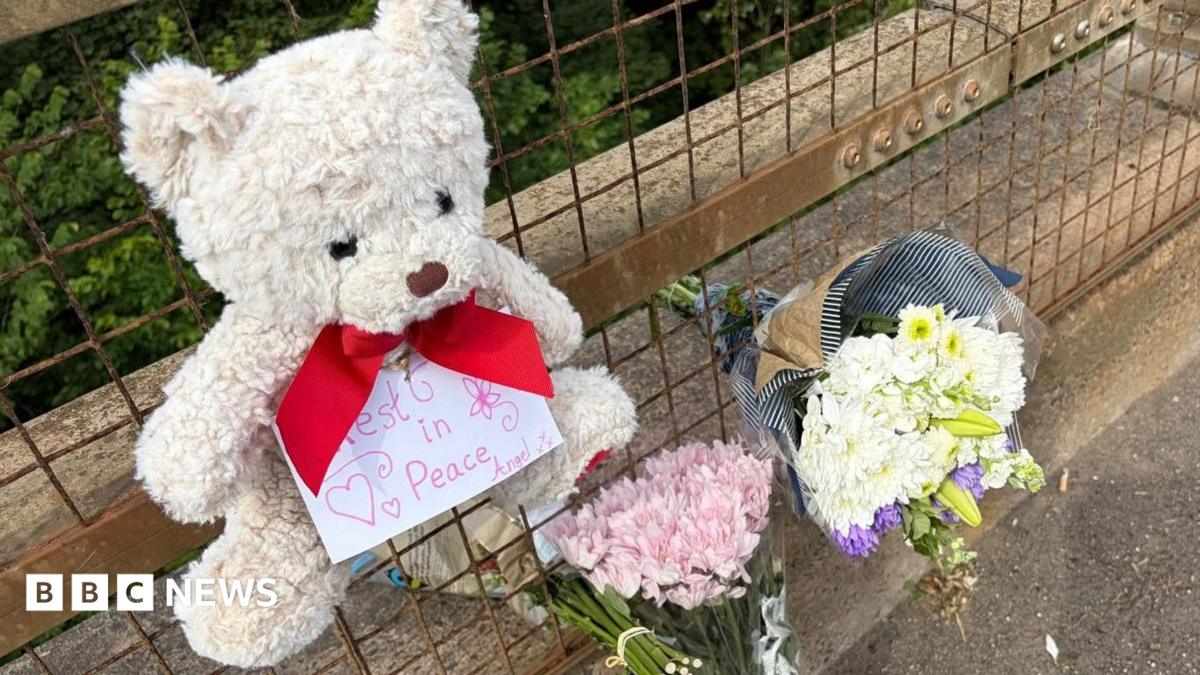 Tributes left at beauty spot after unexplained death of 11-year-old girl