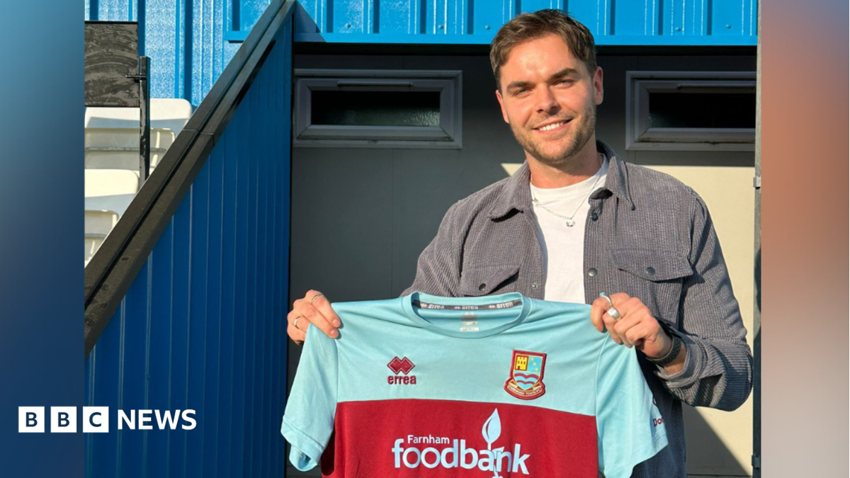 Love Island Star Harry Cooksley Vying For FA Cup Glory In Farnham BBC Love Island Star Harry Cooksley Vying For FA Cup Glory In Farnham BBC