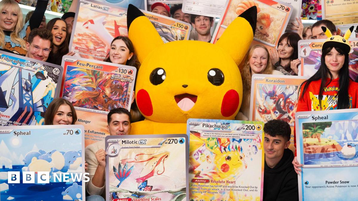 Pokmon Day: Totton studio offers tattoos in exchange for cards - BBC News