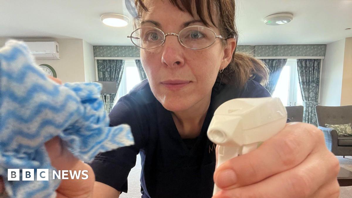 Catriona worked for seven weeks as a cleaner at the care home