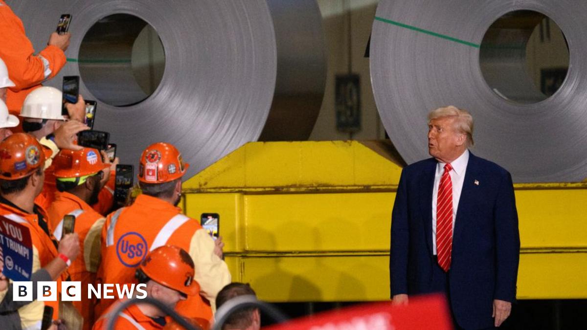 Trump: US to double steel import tariffs to 50%