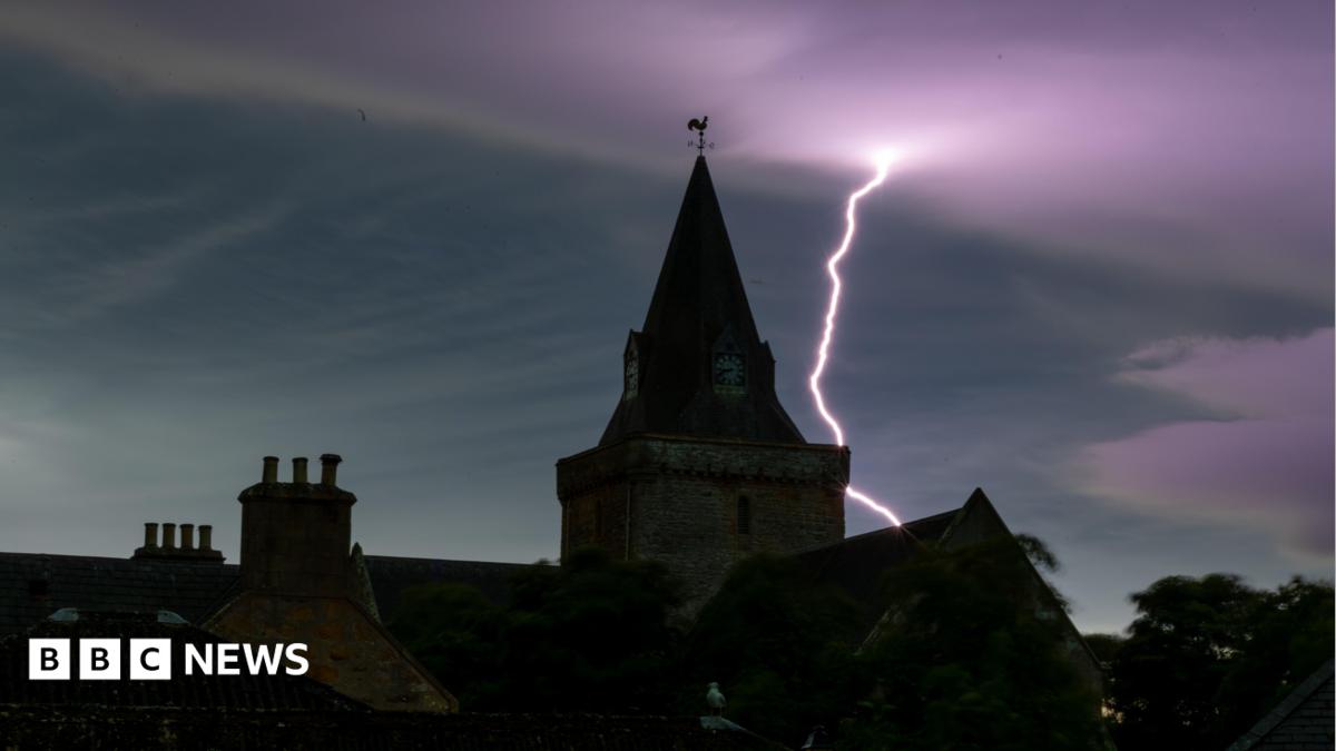 Flooding and fire damage after thunderstorms across Scotland