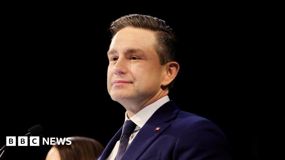 Conservative Party of Canada's leader Pierre Poilievre looks on at his election night headquarters in Ottawa, Ontario, Canada April 29, 2025. 