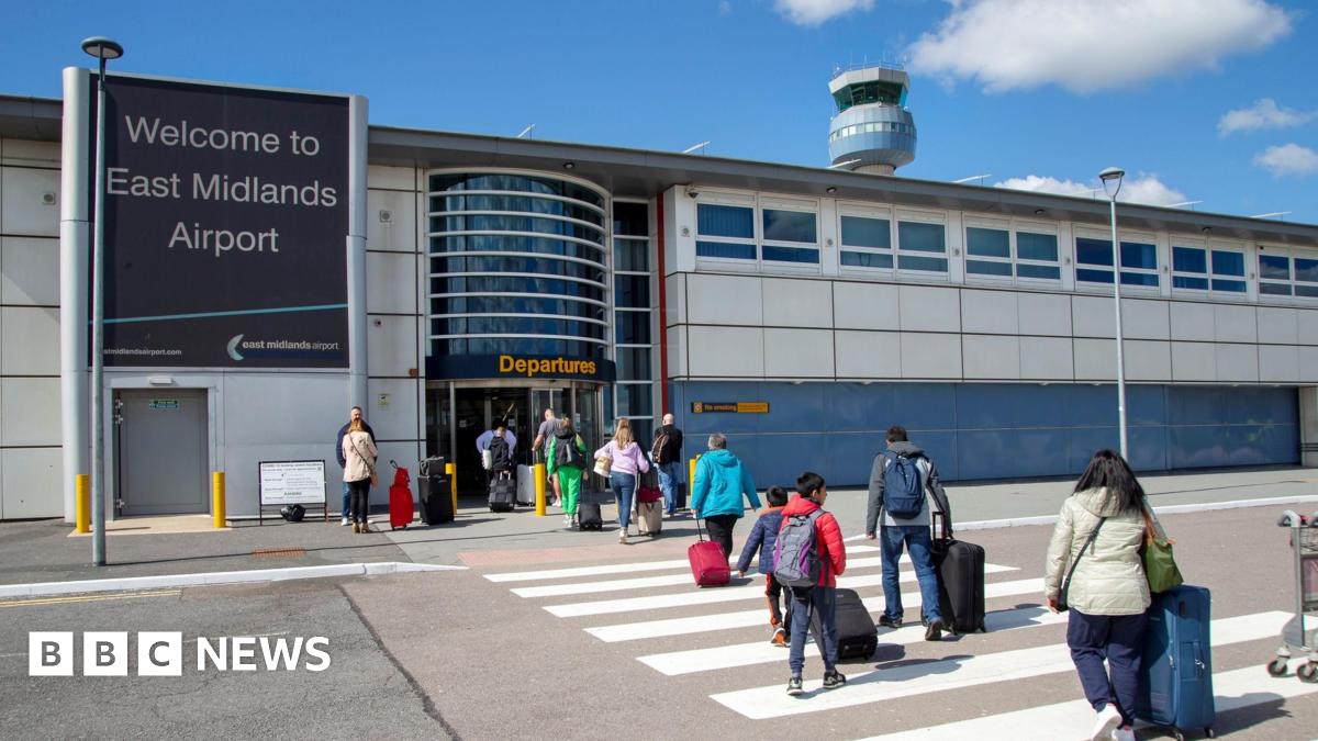 Plane makes emergency landing at East Midlands Airport after tyre puncture