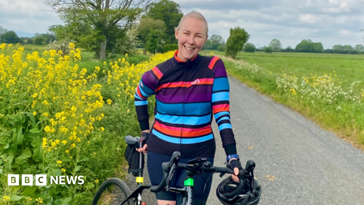Woman 'saved' by cancer trial rides for hospital