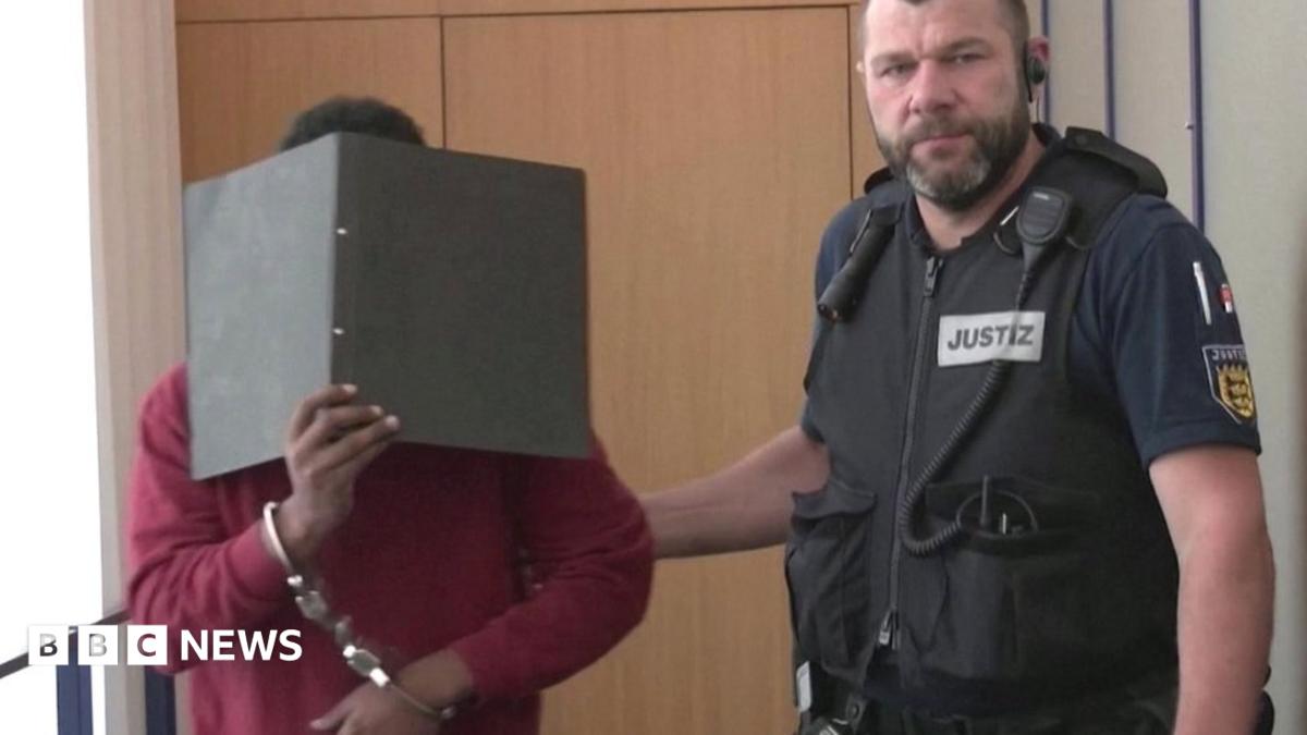 Eritrean man in court in Ulm, 4 Jul 23