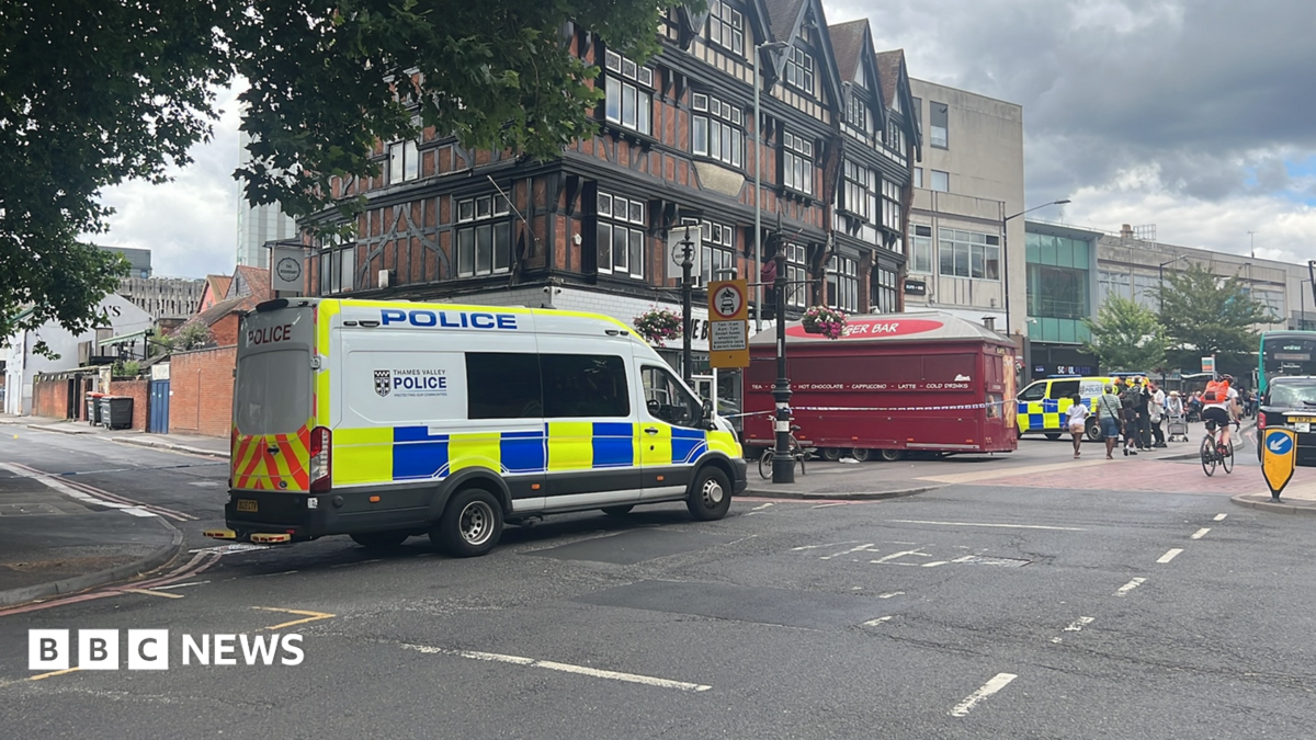 Town centre locations cordoned off after assaults
