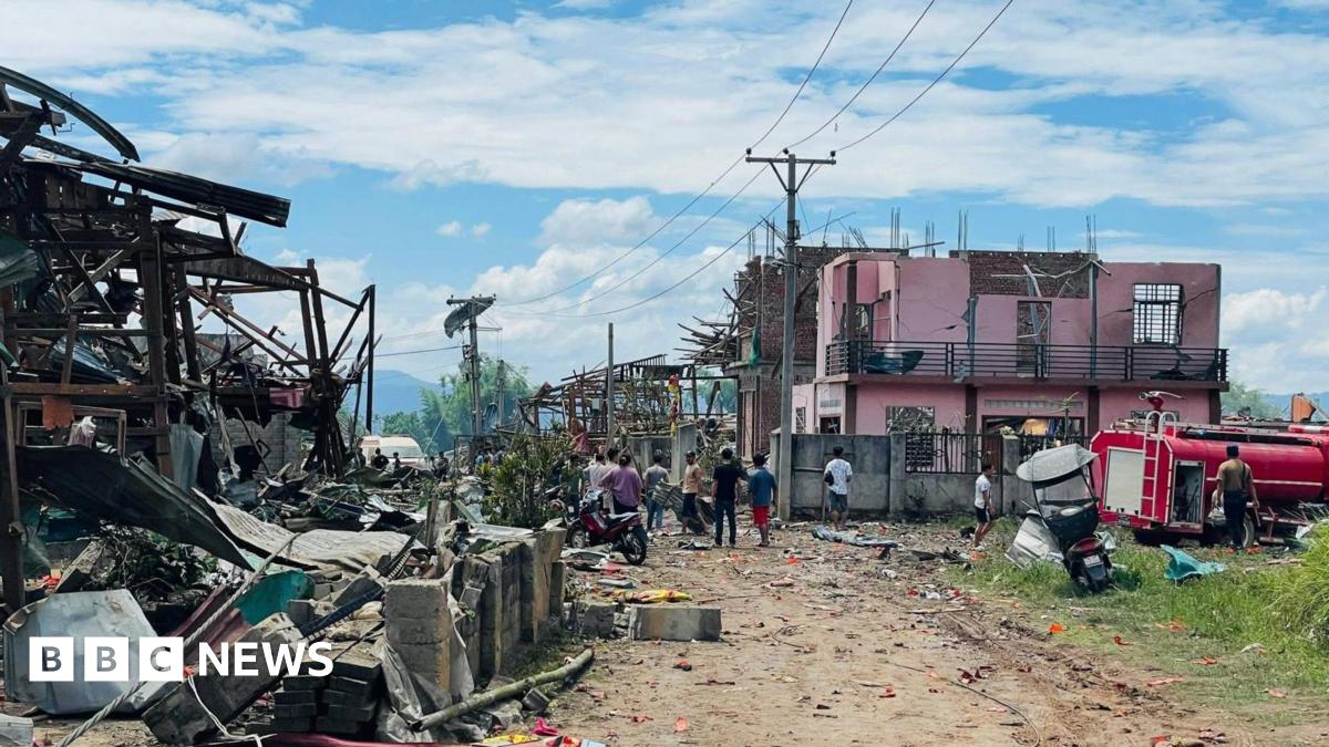 Blast kills dozens in village in rebel-held region of Myanmar