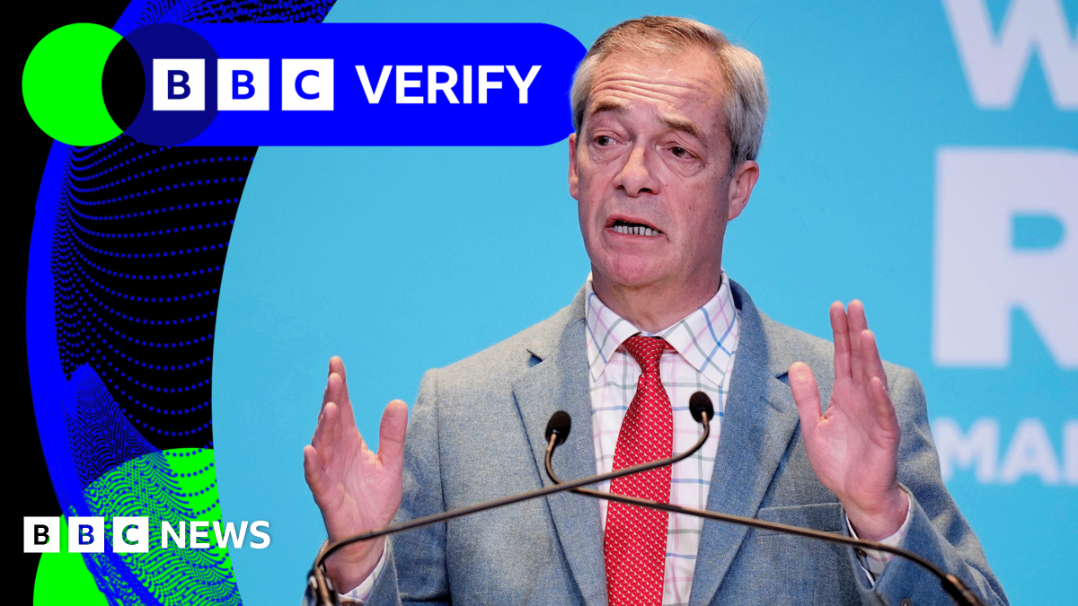 BBC Verify fact-check: Is Reform's Nigel Farage right to claim one million in UK 'don't speak any English’? thumbnail