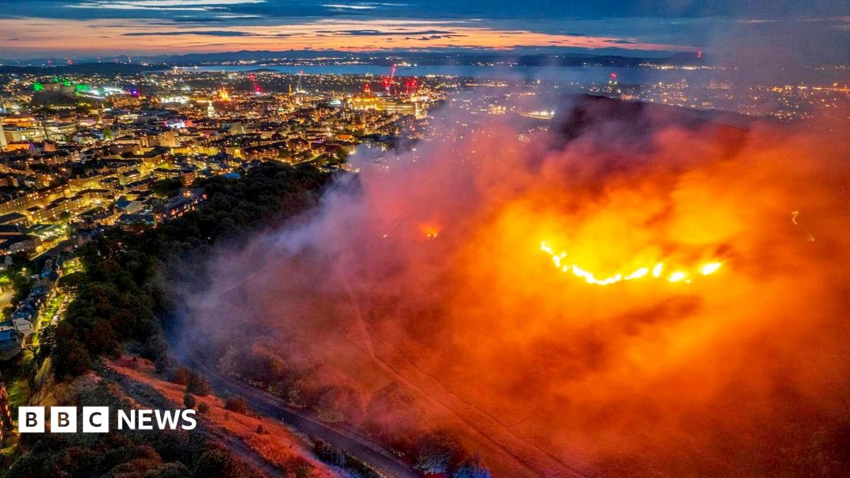 Fire crews to remain at Arthur's Seat for days after blaze
