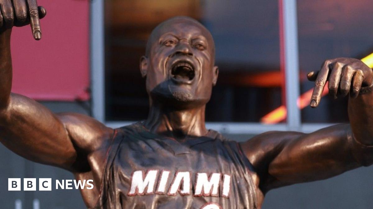 Statue of Miami Heat basketball superstar Dwyane Wade sparks backlash