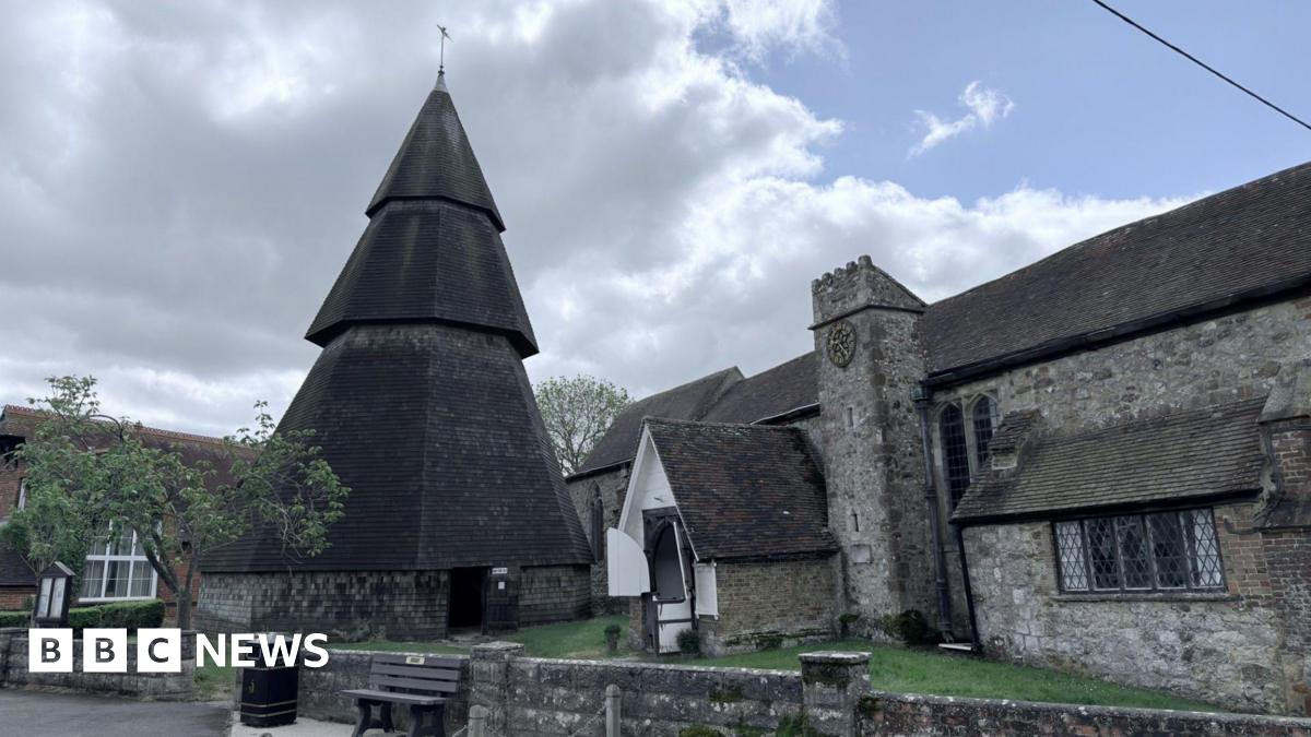 bbc.co.uk - Patrick Barlow - The 13th Century Kent church with its steeple built next door