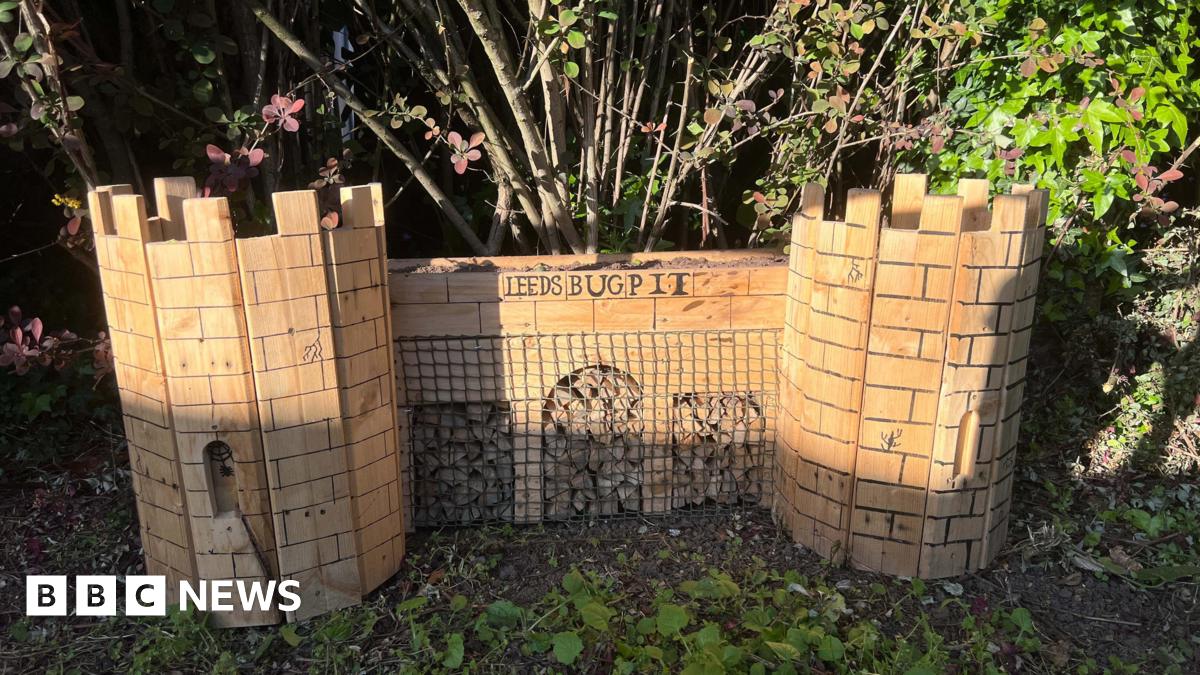 bbc.co.uk - Jessica Bayley - Landmarks recreated as bug hotels near Burley Park Station in Leeds