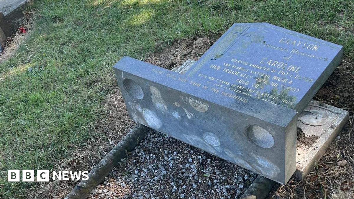 Mother condemns 'mindless' grave vandalism at Sheffield cemetery