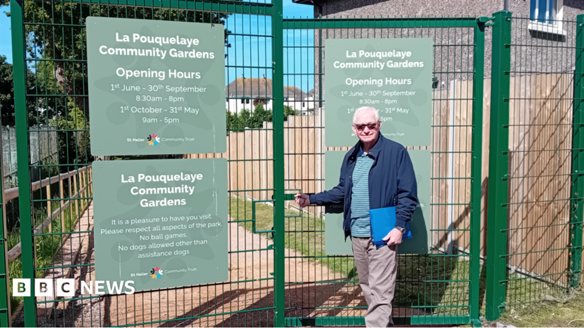 New La Pouquelaye Community Garden opens on former scrubland - news news from BBC