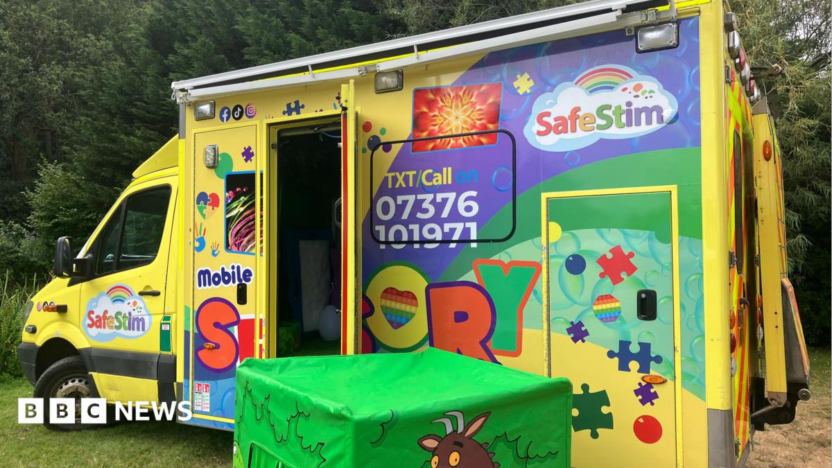 Nottinghamshire mother converts ambulance into mobile sensory van