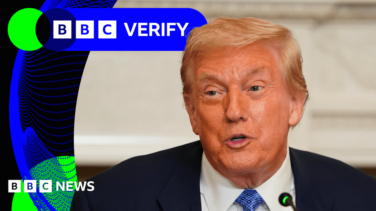 BBC Verify Live: Fact checking Trump’s Washington DC crime claim
