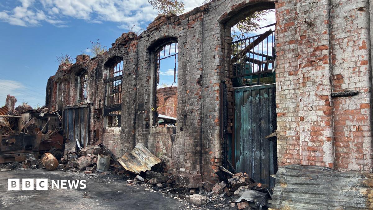 Barrow's old paper mill site blaze suspected arson attack