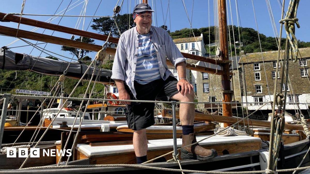 Polperro Gaffers return to harbour after intensive restoration