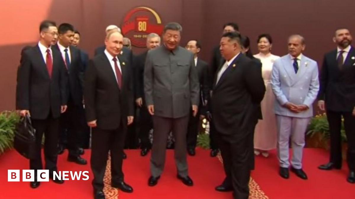 China: Massive military parade to begin in Beijing with Putin and Kim among guests - follow live - BBC