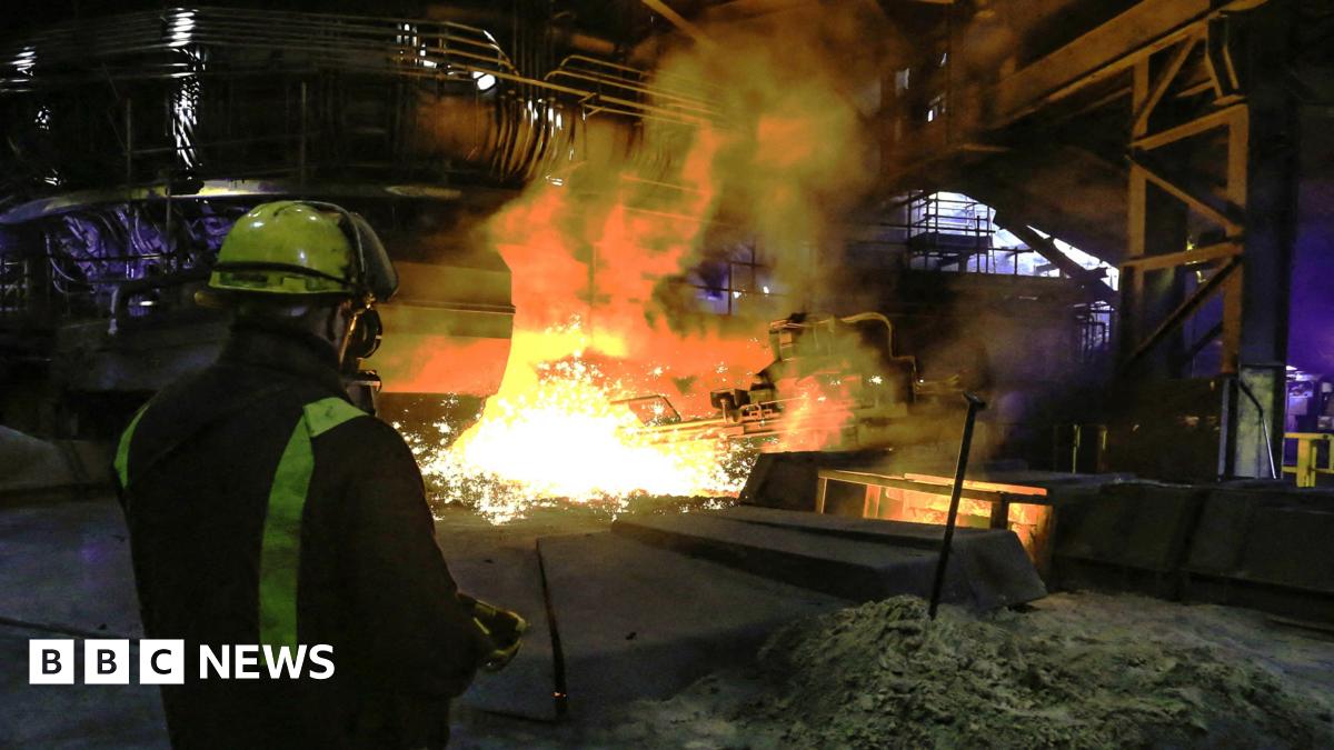 British Steel: Government 'confident' Scunthorpe furnaces can be kept firing   - BBC News