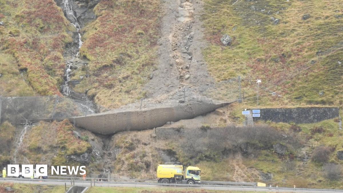 Additional funding for A83 landslide mitigation works - BBC News