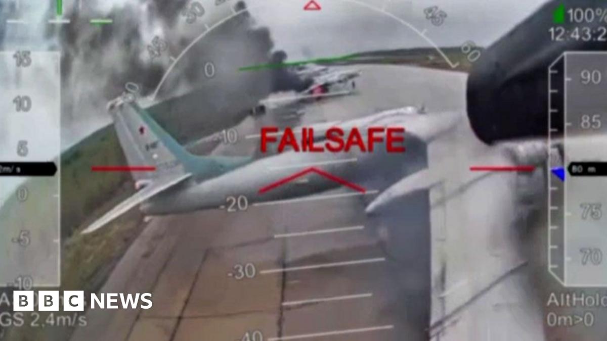 Ukraine's audacious drone attack sends critical message to Russia - and the West