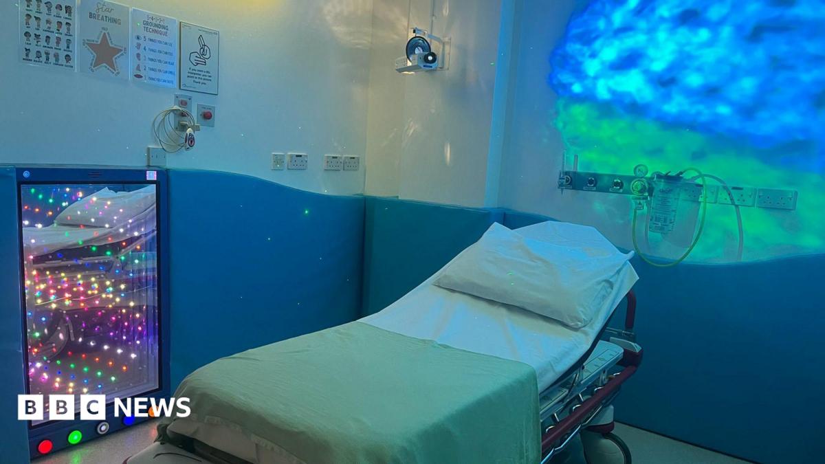Sensory room opened for young hospital patients in Derby