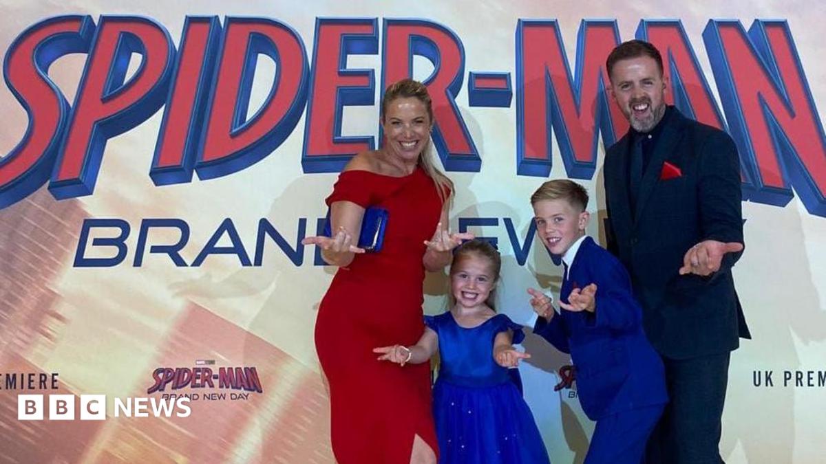 Spider-Man premiere surprise for boy who ran nine marathons