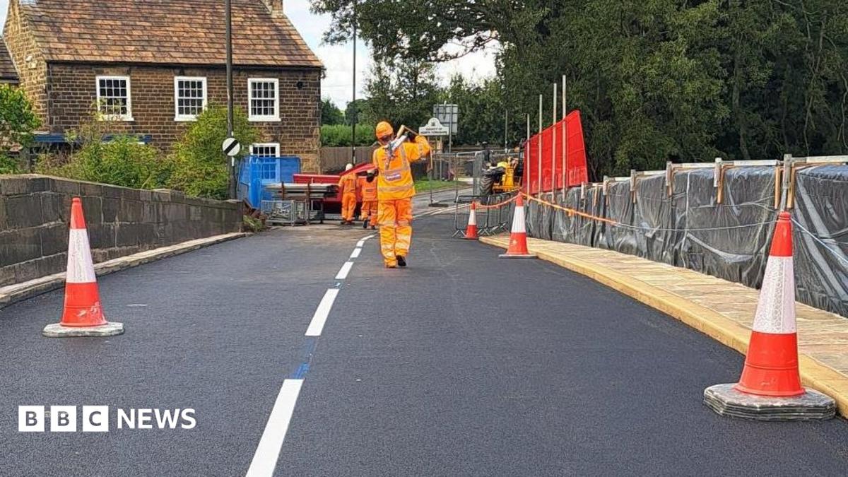 Harewood Bridge on busy Leeds-Harrogate route reopens ahead of