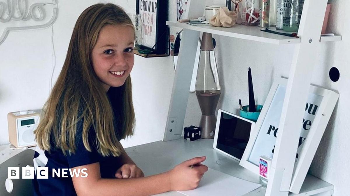 Riseley artist, 11, 'overwhelmed' with house drawing requests - BBC News