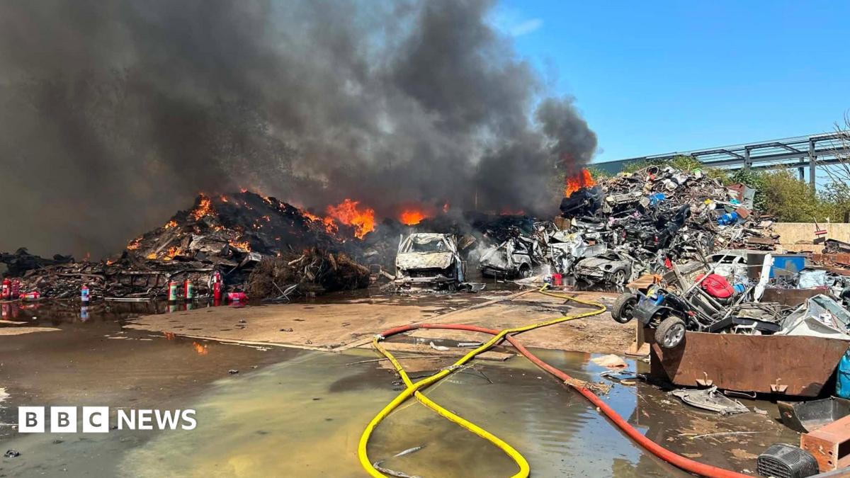 bbc.co.uk - Asha Patel - Crews leave Langar Industrial Estate fire after two days