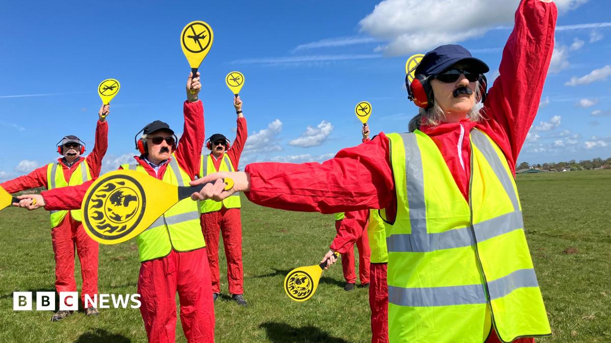 Protesters say Bristol Airport's runway extension will 'wreck' common