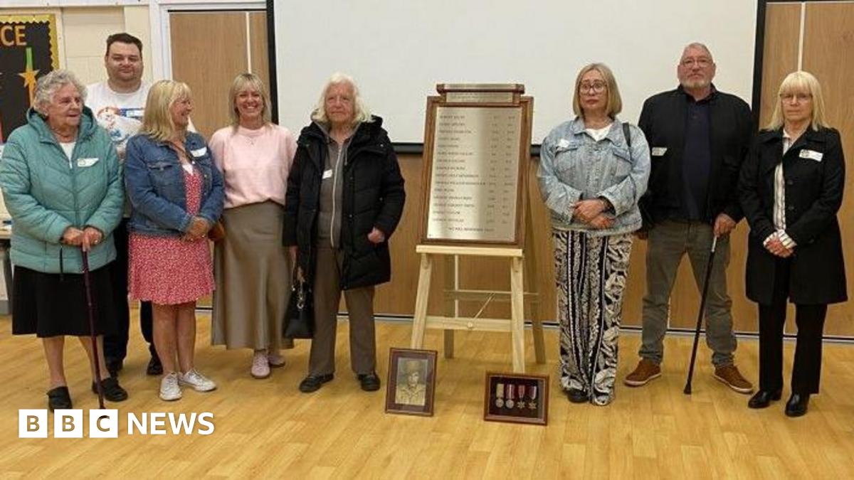 Burradon WW2 memorial plaque honour village's 'forgotten sons'