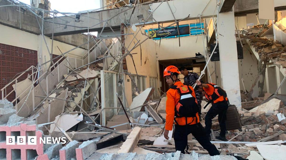Two people killed after 7.7 magnitude earthquake strikes Indonesia