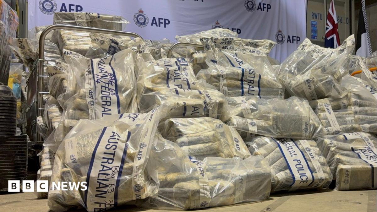 Largest ever cocaine bust in Australia after police raid underground bunker
