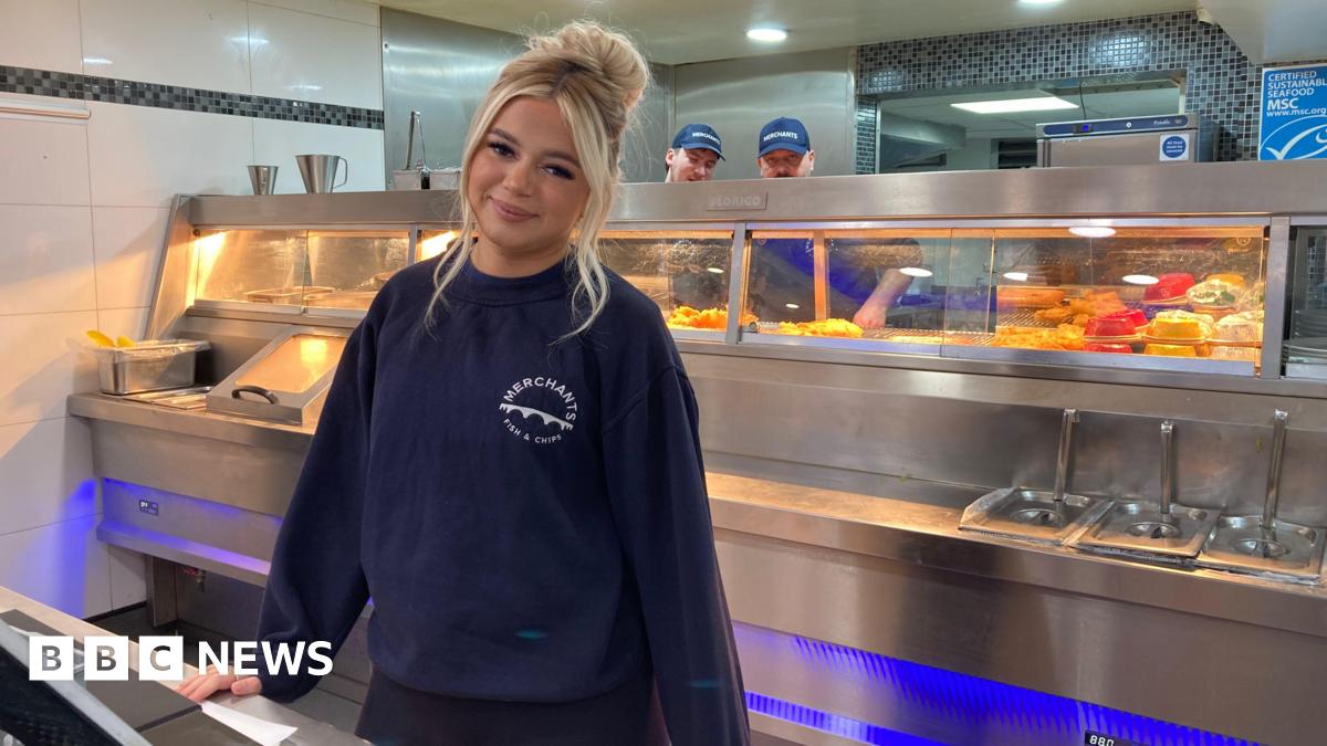 The 'chip shop diva' who became a TikTok star - BBC News