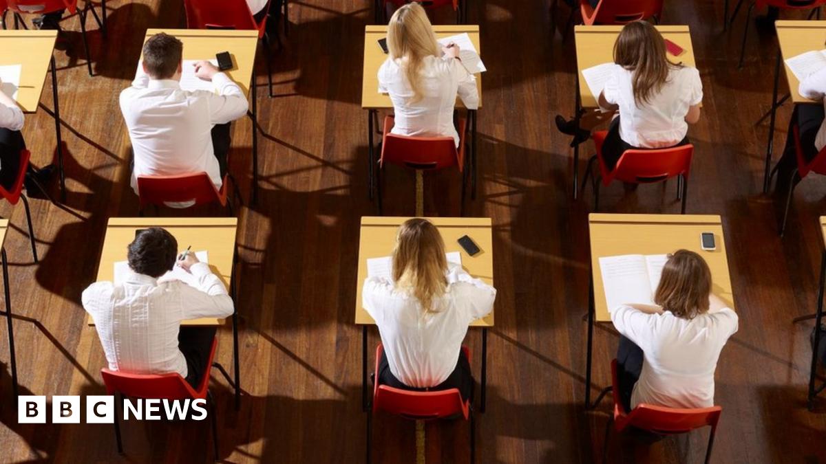 Pupils taking exam