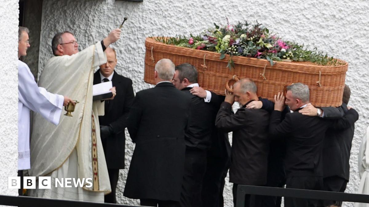 Creeslough explosion Jessica Gallagher and Martin McGill funerals take