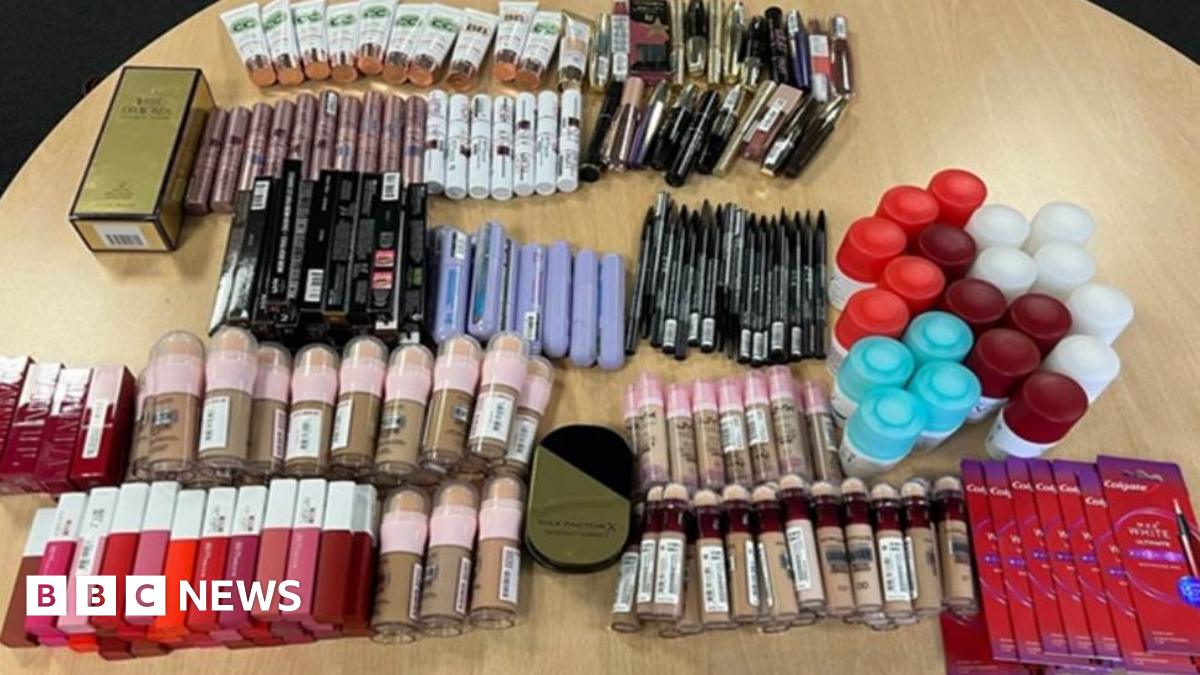 Nottinghamshire Huge hauls of makeup seized in shoplifting probe