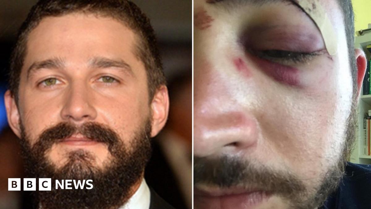 Shia LaBeouf phones the man 'punched for looking like him' in New York