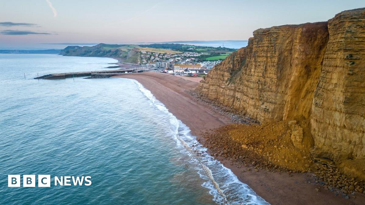 Jurassic Coast Cliff Falls Tempt Fossil Hunters BBC News jurassic-coast-cliff-falls-tempt-fossil-hunters-bbc-news